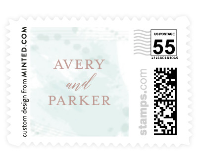 'Sprinkled Brush' postage stamp
