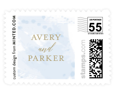'Sprinkled Brush (D)' wedding stamp