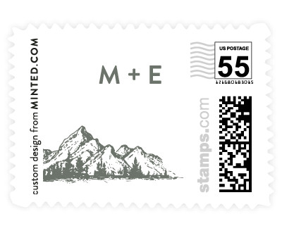 'Magnificent Mountains (C)' stamp design