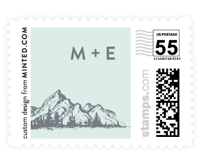 'Magnificent Mountains (F)' postage