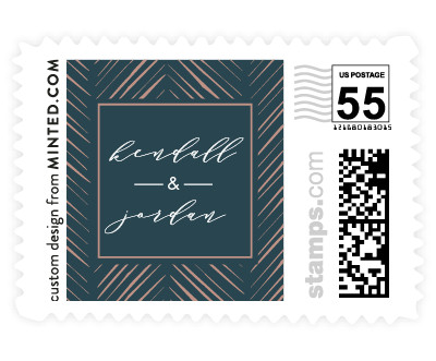 'Elegant Herringbone (F)' stamp