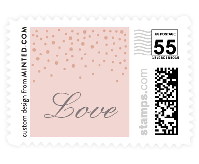 'Glittered (B)' postage stamps