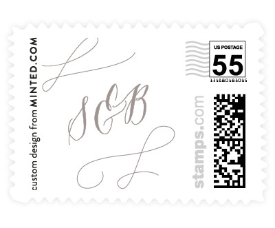 'Soft Script (B)' stamp design
