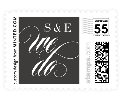'Bold Classic (C)' wedding stamps