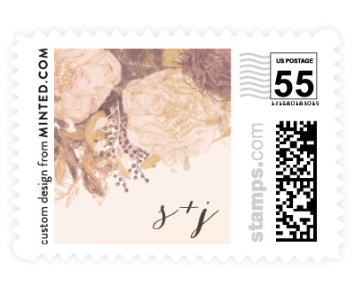 'Floral Runner (B)' stamp design