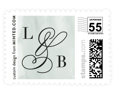 'Forever Elegant (B)' wedding stamp