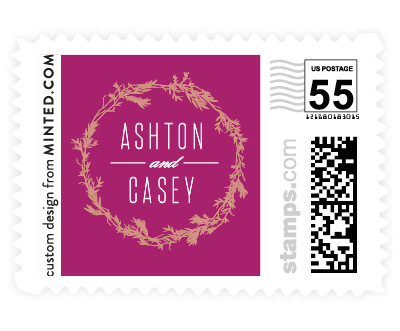 'Intertwined (H)' wedding stamps
