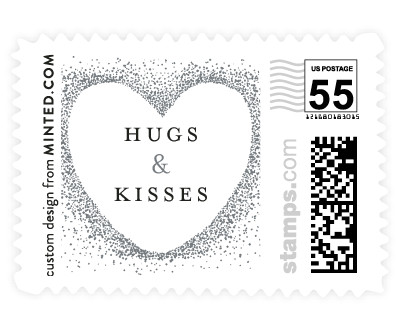 'Gilded Heart (B)' stamp design