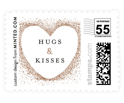 'Gilded Heart (C)' postage stamps