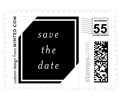 'Magnetic' postage stamp