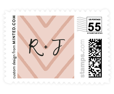 'Brushed Foil' stamp design