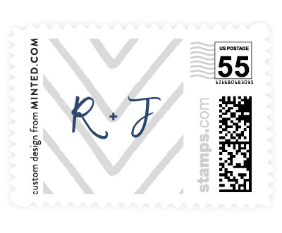 'Brushed Foil (B)' postage stamps