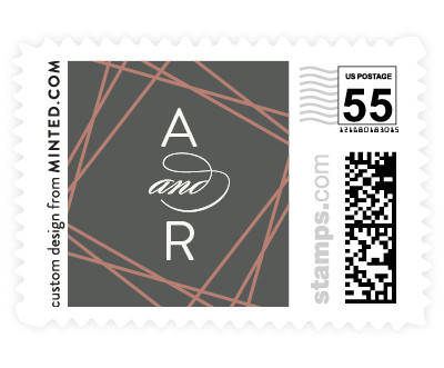 'Modern Script (D)' stamp design