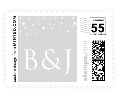 'Sprinkled In Gold (E)' wedding postage