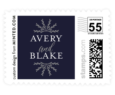 'Elegant Leaves (B)' postage stamp