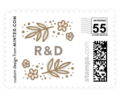'Floral Scatter (B)' postage stamps