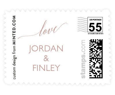 'Love Save The Date (B)' postage stamp