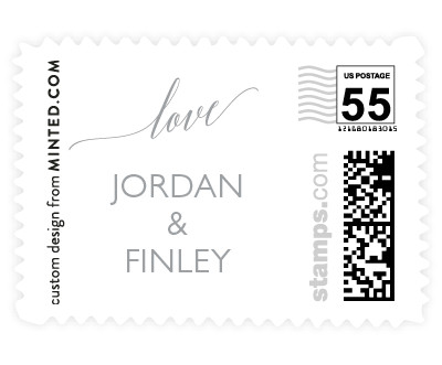 'Love Save The Date (C)' stamp