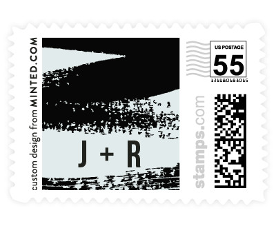 'Brushed Stripes (D)' stamp design
