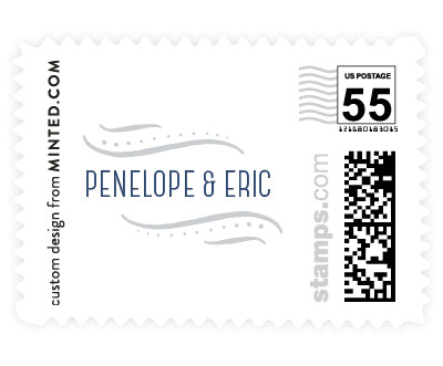 'Adventurers (E)' wedding stamp