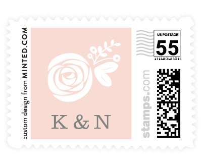 'Gilded Blooms' stamp design