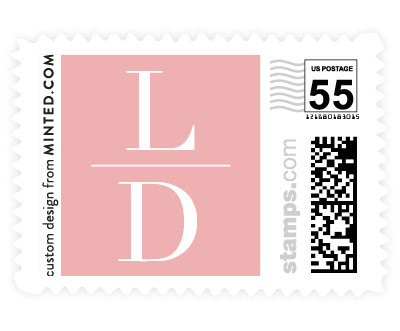 'Love Letters (E)' wedding postage