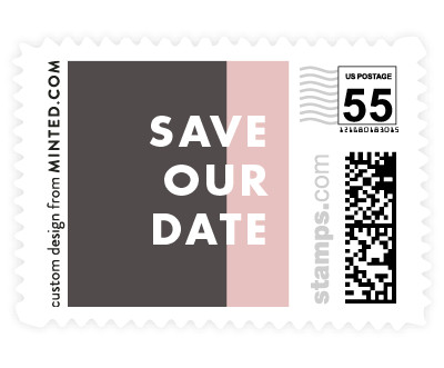 'Color Me Married' wedding stamp