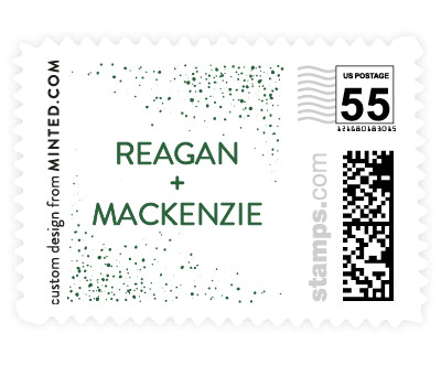 'Touch Of Sparkle (C)' wedding postage