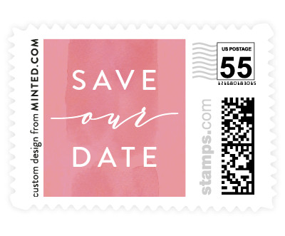 'Geo Chic (D)' wedding stamps