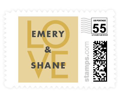 'Inside Love (B)' postage stamp