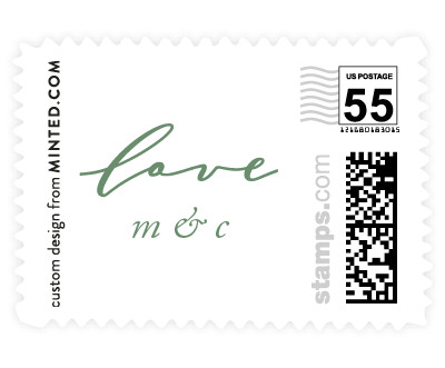 'Biggest Date Ever (B)' wedding stamps