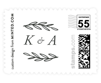 'Eternal Leaves' postage stamp