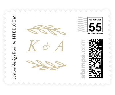 'Eternal Leaves (B)' stamp
