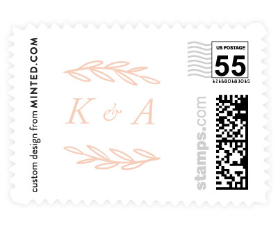 'Eternal Leaves (C)' wedding postage