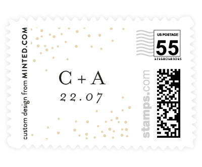 'Sparkle (E)' stamp design
