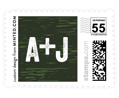 'Woodlands' wedding postage