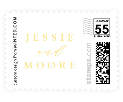 'New Style (D)' wedding postage