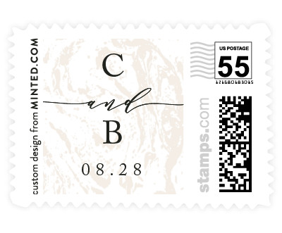 'Marble Foil (E)' postage stamp