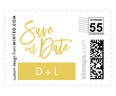 'Scrawled (D)' postage stamps