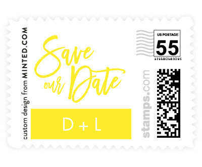 'Scrawled (F)' postage