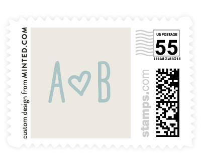 'Skywriting Love' postage stamp