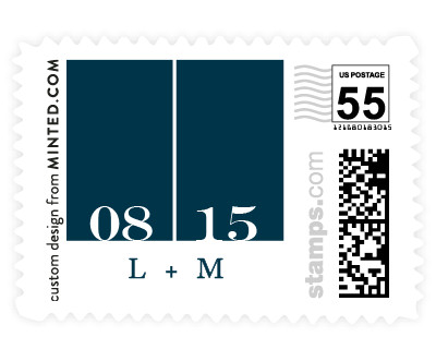 'Trio (B)' wedding stamp