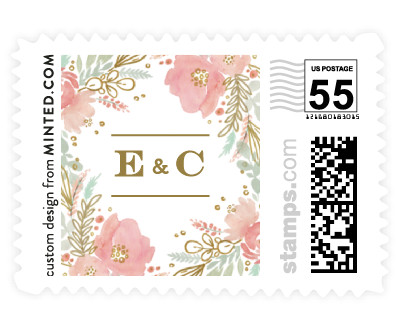'Floral Vignette' postage stamps