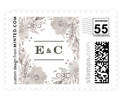 'Floral Vignette (C)' postage
