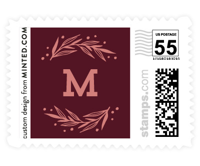 'Autumn Vines' postage stamps