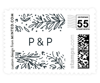 'Floral Letters (C)' stamp design