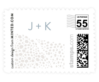 'Pebbles (D)' wedding stamps