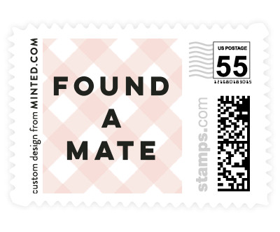 'Found A Mate (B)' wedding postage
