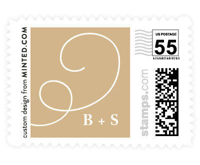 'A Love Story (B)' wedding postage