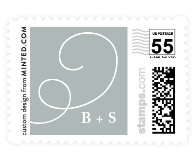'A Love Story (E)' stamp design